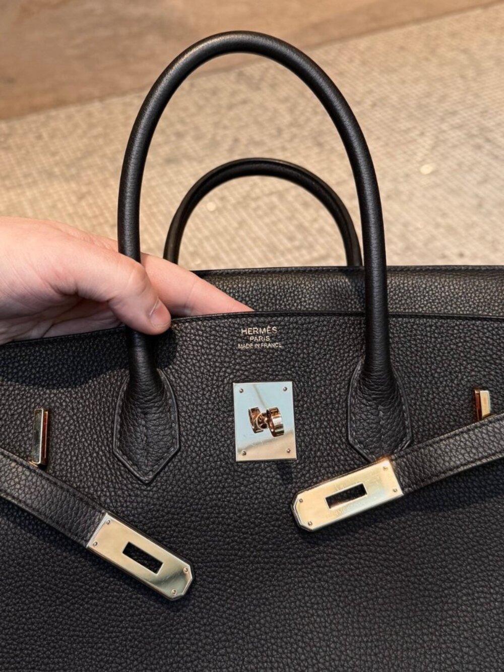 Hermès 2018 Black Togo Birkin 35 Bag - Picture 12 of 16